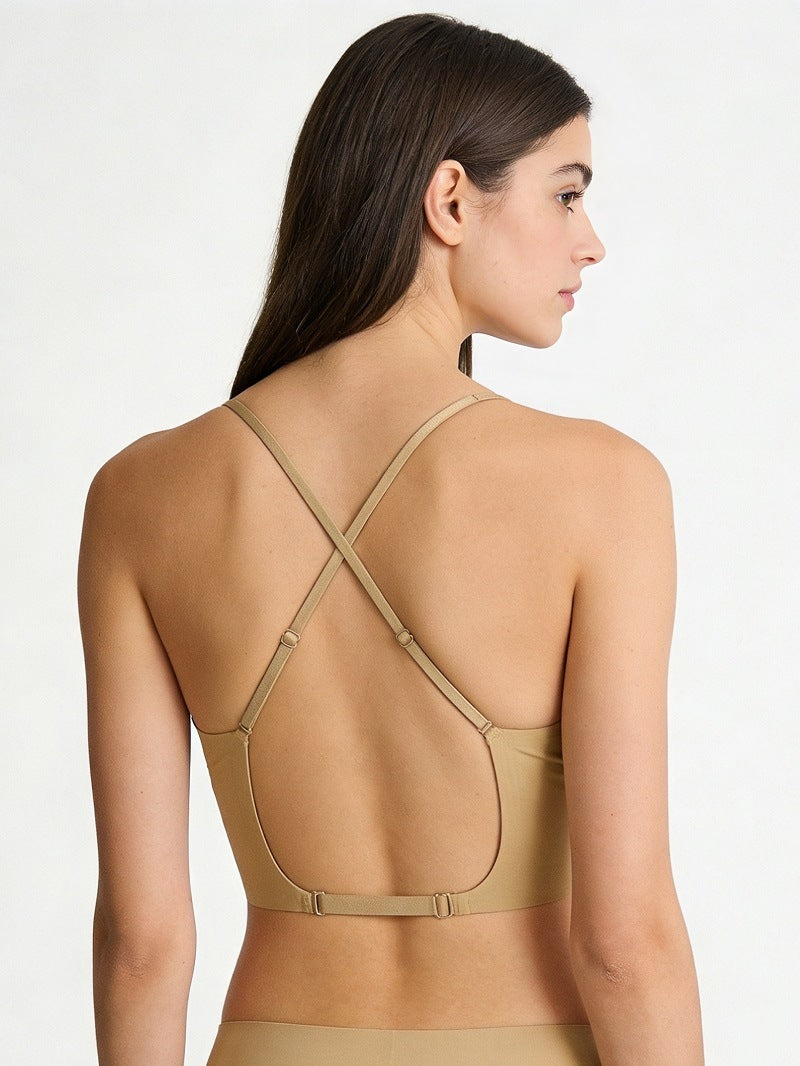 Seamless Wire-Free Low-Back Bralette