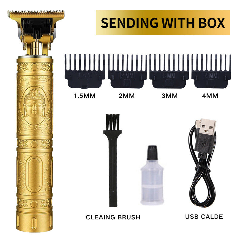 Professional Cordless Hair Clippers with LED Display