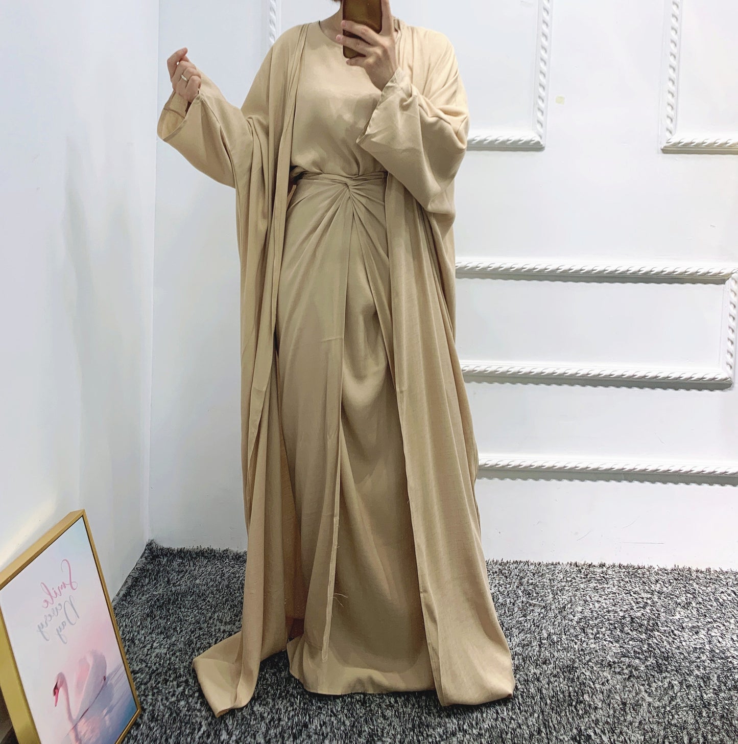 3-Piece Abaya Set