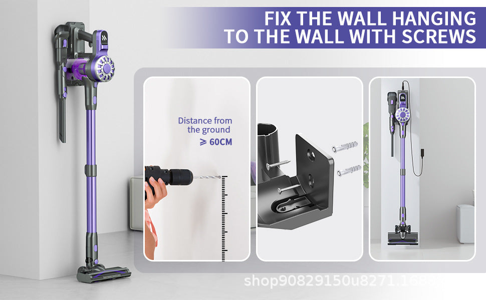 12kPa High-Suction Teendow V07 Cordless Stick Vacuum Cleaner with LED light, 2-Level Speed, Up to 35min Runtime