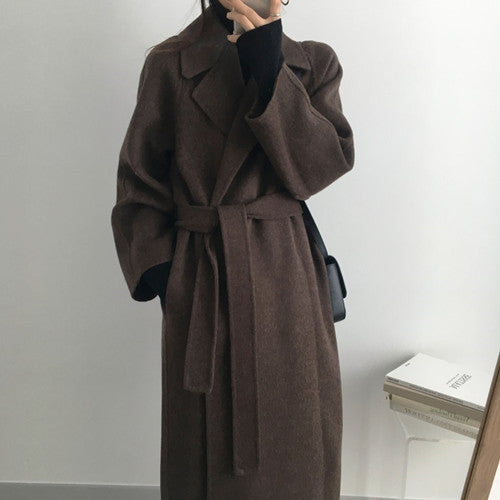 Wool Oversized Wrap Coat