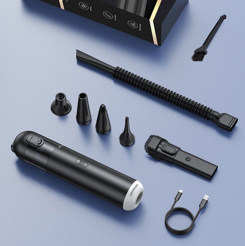 10KPa High-Suction Multifunctional Portable USB Mini Vacuum Cleaner for Car, Home, Office