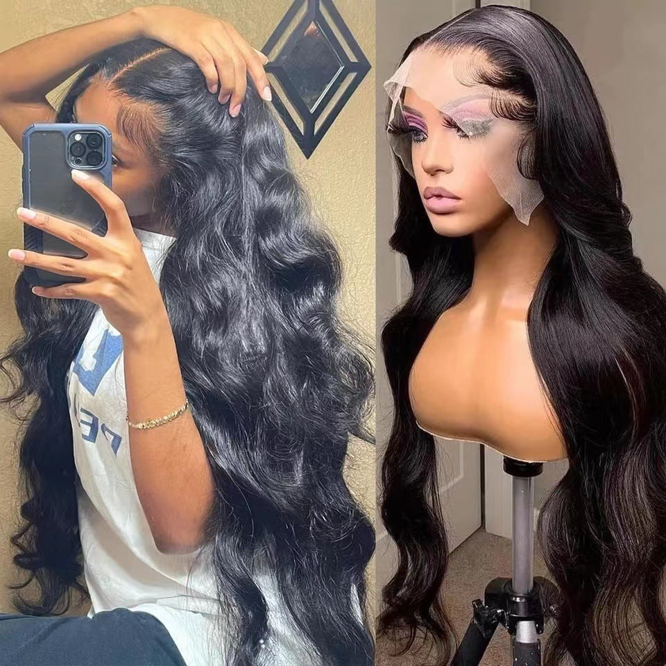 613 Platinum Blonde Body Wave Lace Front Wig – 100% Real Human Hair