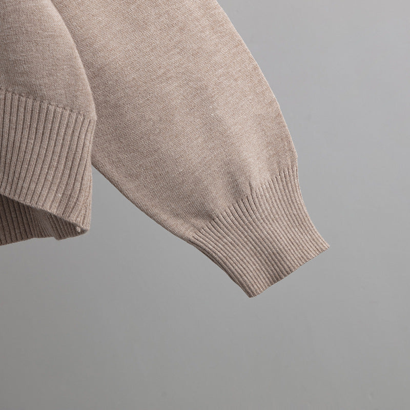 Oversized Wool Turtleneck Sweater