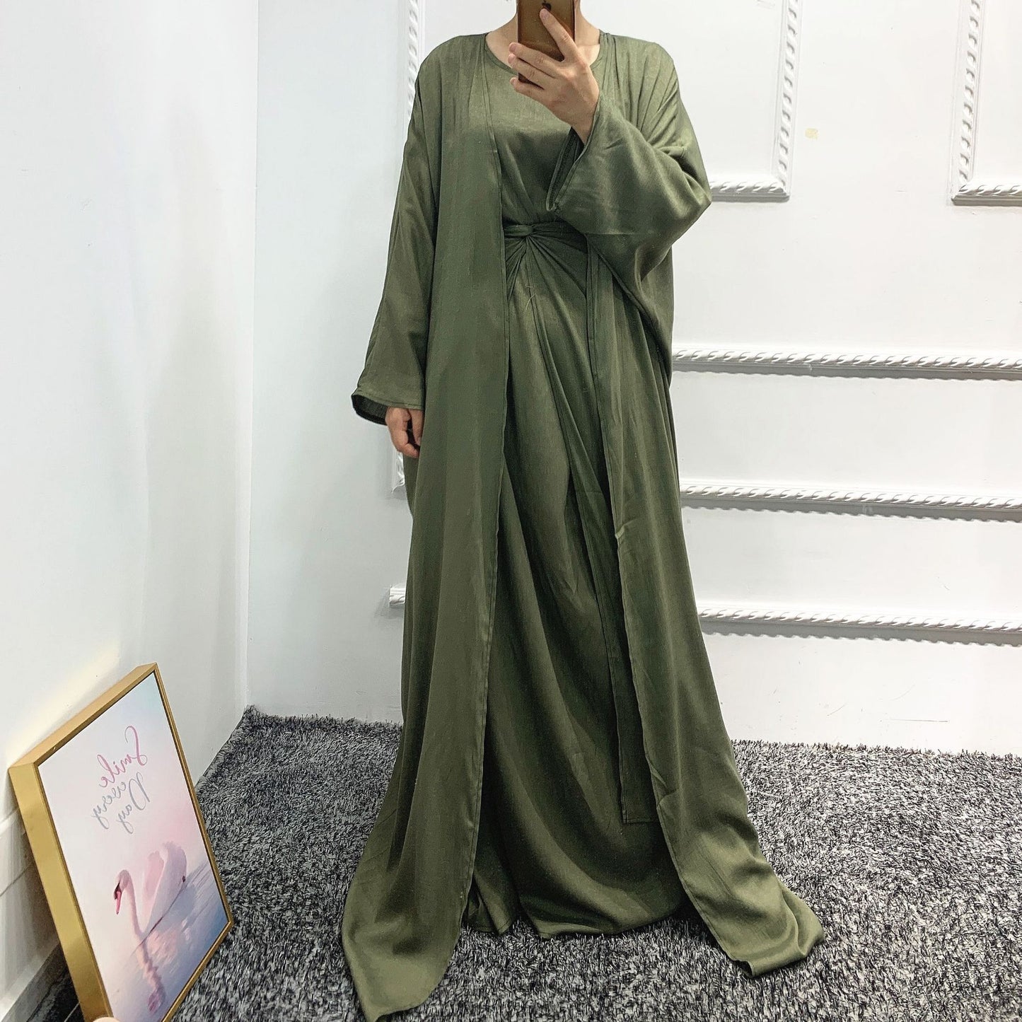3-Piece Abaya Set