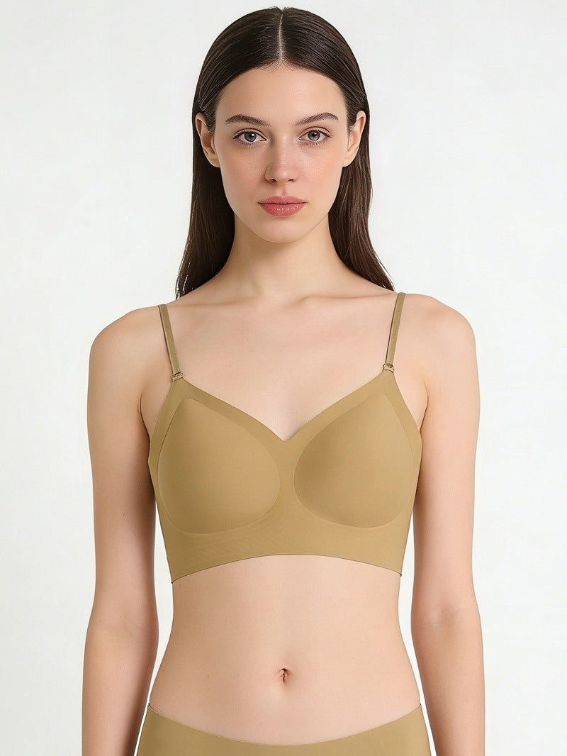 Seamless Wire-Free Low-Back Bralette