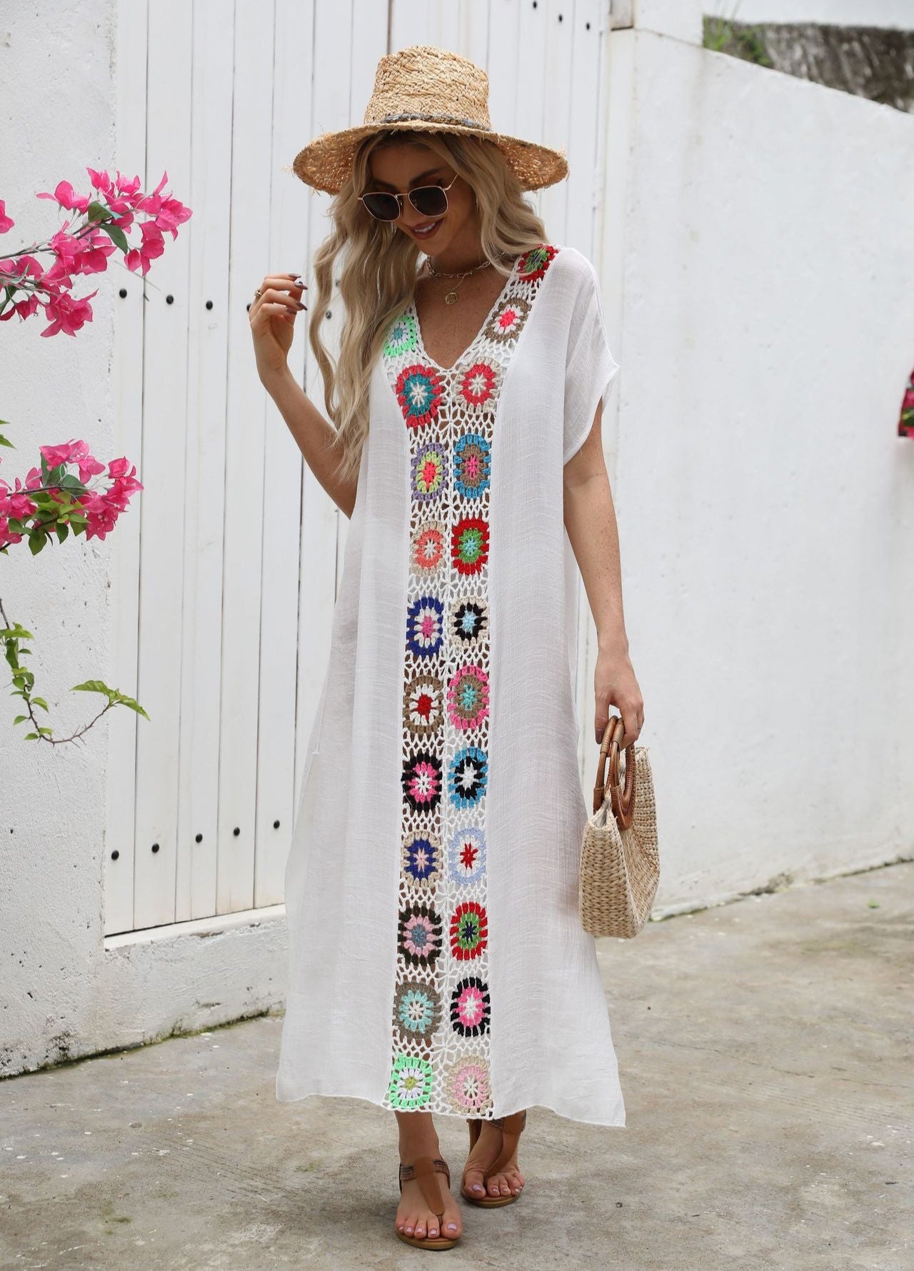 Caftan-Style Boho Beach Cover-Up