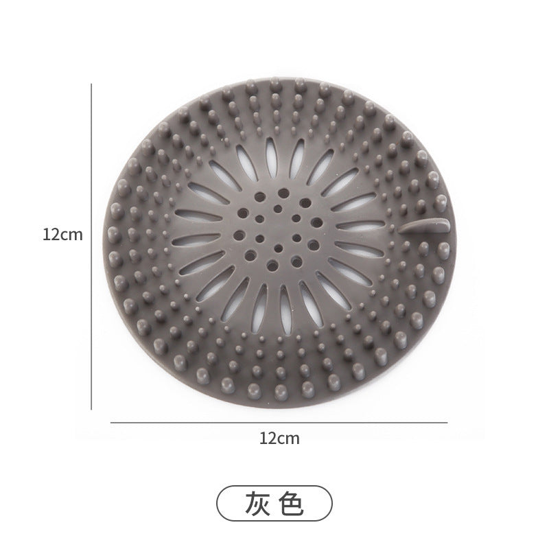 Bathroom/Kitchen Silicone Drain Cover, Hair Catcher