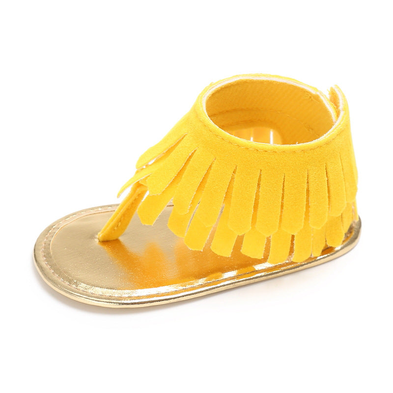 Infant Fringed Tassel Sandals – Baby Girls
