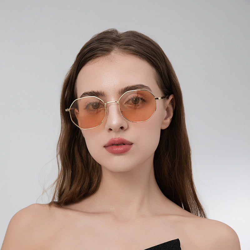 Retro Octagonal Unisex Sunglasses