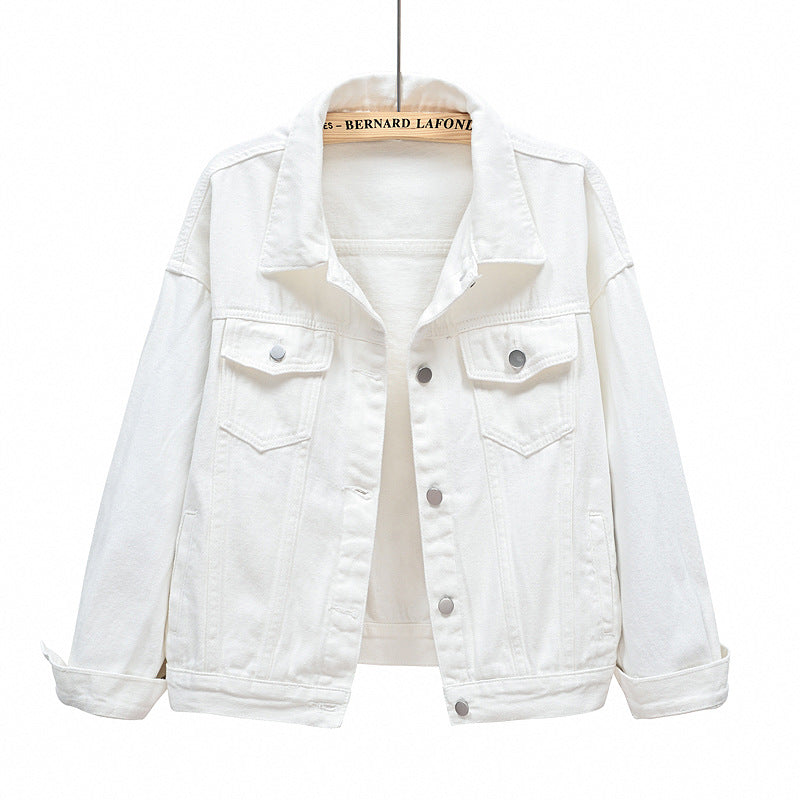 Women's Short Loose-Fit Denim Jacket