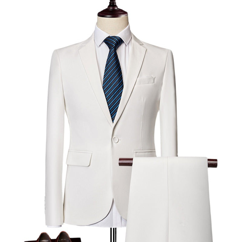 Men's Two-piece Business Casual Suit