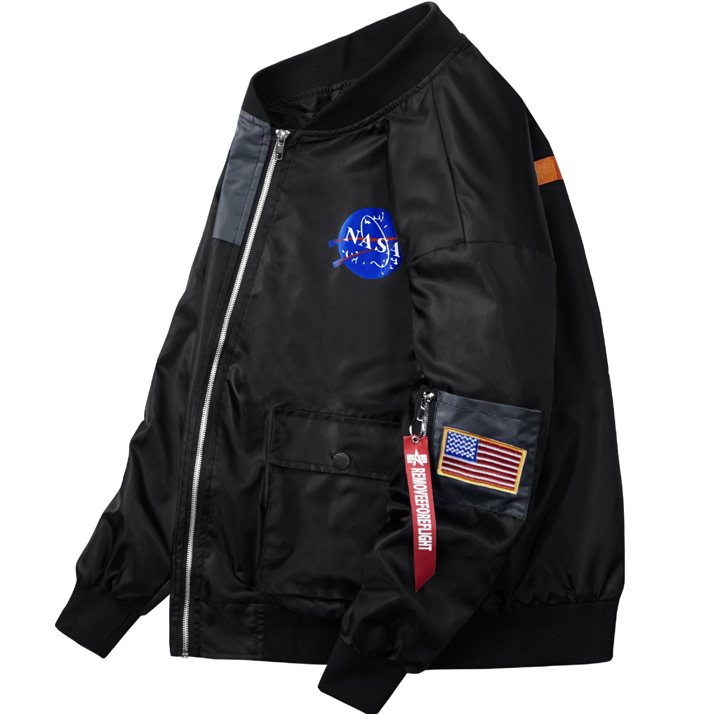 NASA Print Bomber Jacket