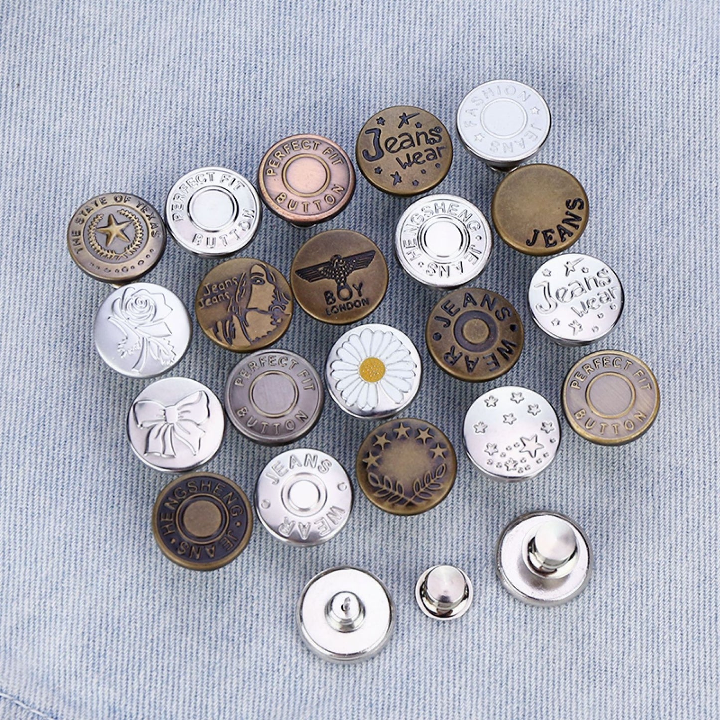 Detachable Nail-Free Button