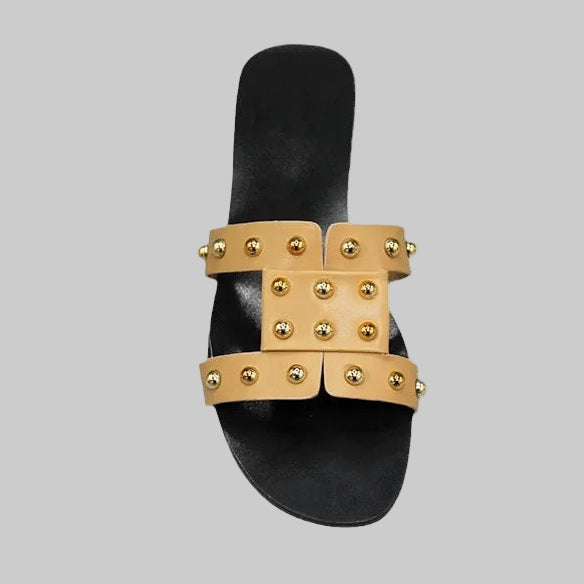Women's Cross-Strap Slide Sandals