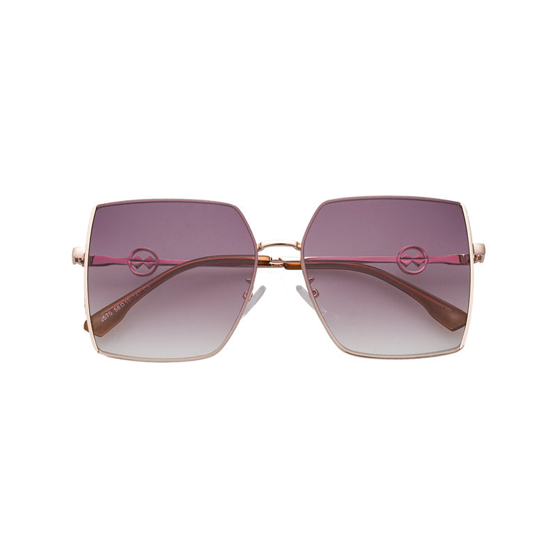 Gradient Lens Oversized Sunglasses