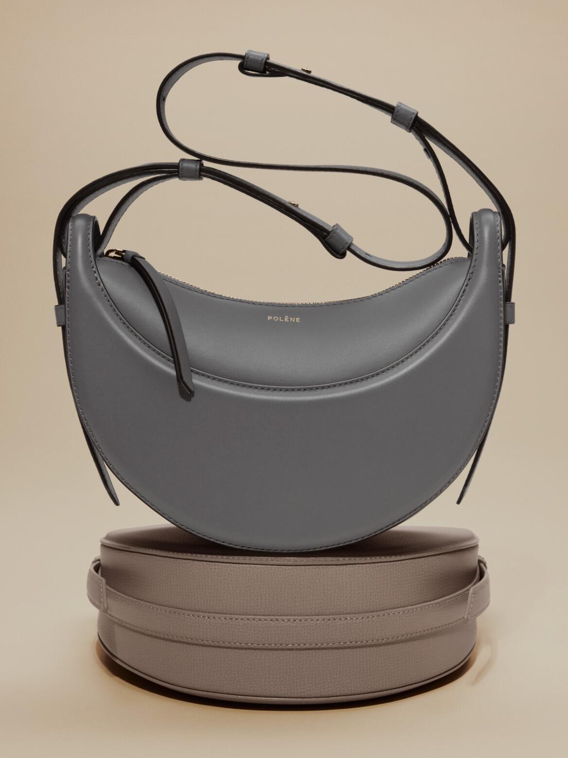 Polène Numéro Dix Bag in Textured Italian Calf Leather