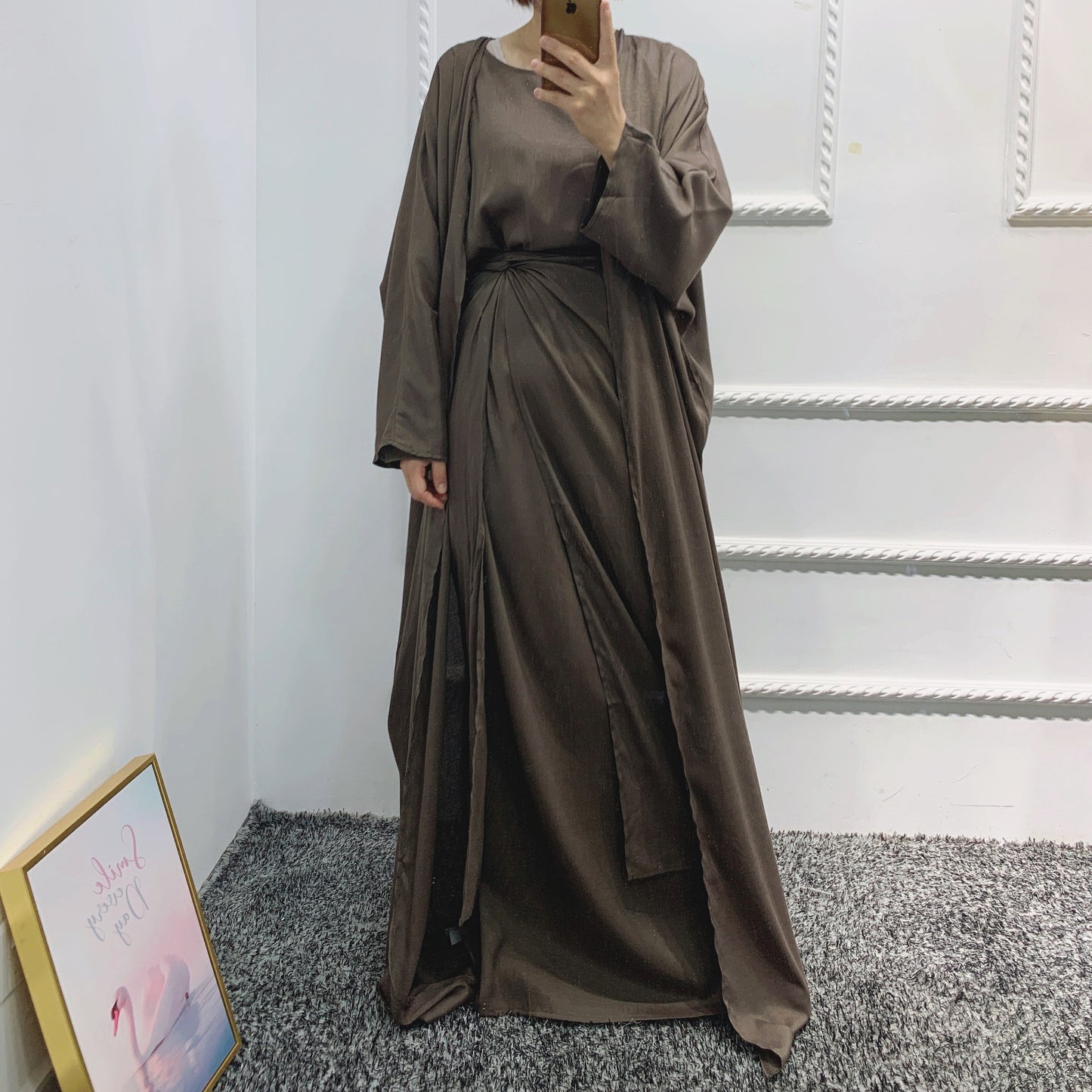 3-Piece Abaya Set