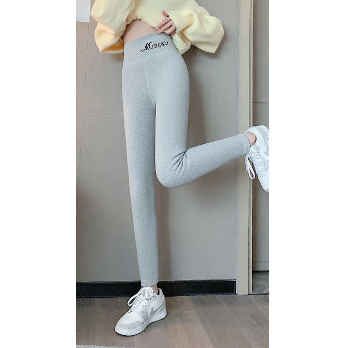 High-Waisted Plush Cotton Leggings