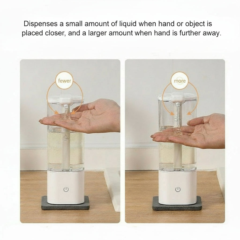 550ml Touchless Automatic Liquid Soap Dispenser – USB Rechargeable