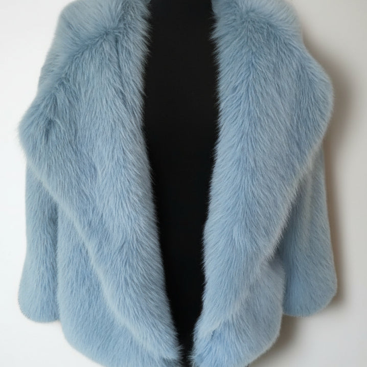 Women's Faux Fur Mid-Length Coat