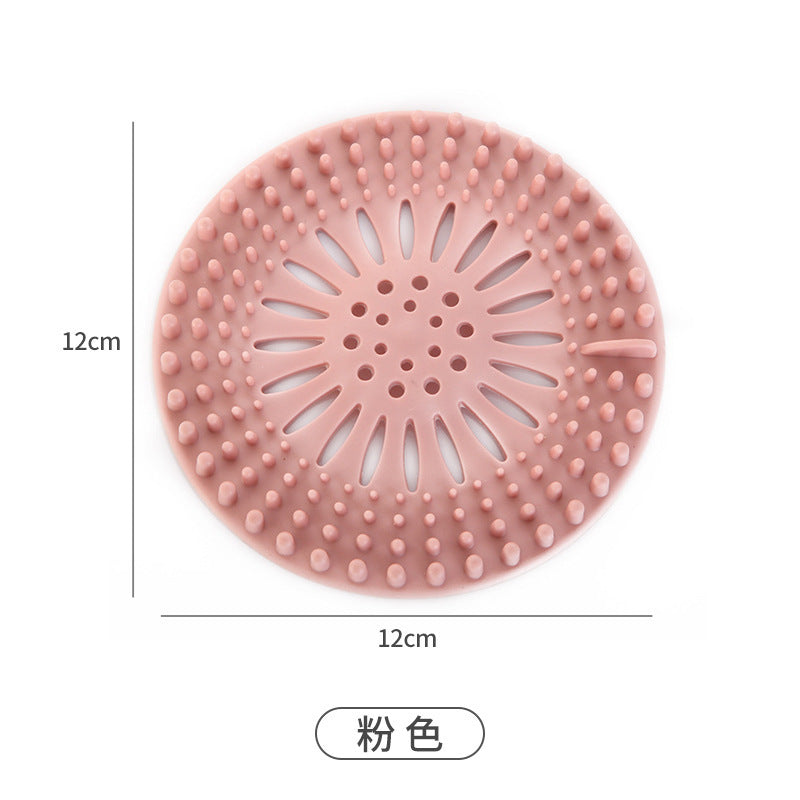 Bathroom/Kitchen Silicone Drain Cover, Hair Catcher