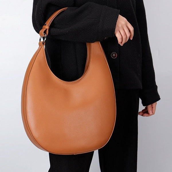 Genuine Leather Underarm Shoulder Bag