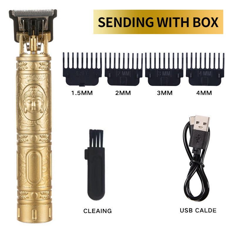 Professional Cordless Hair Clippers with LED Display