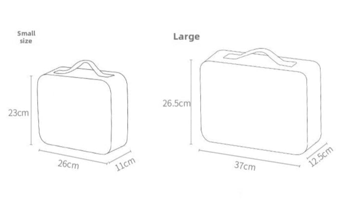 Waterproof Makeup Case with Detachable LED Mirror