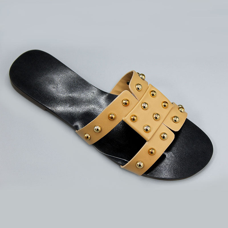Women's Cross-Strap Slide Sandals