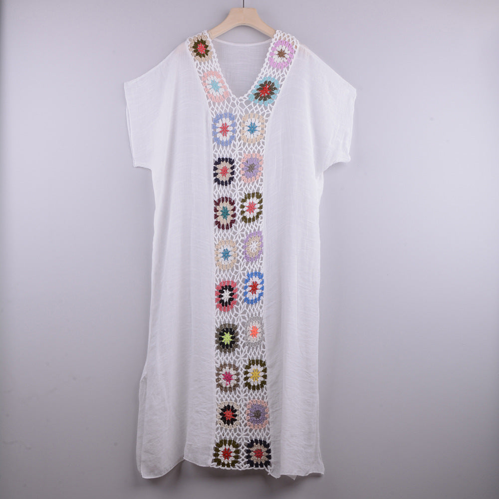 Caftan-Style Boho Beach Cover-Up