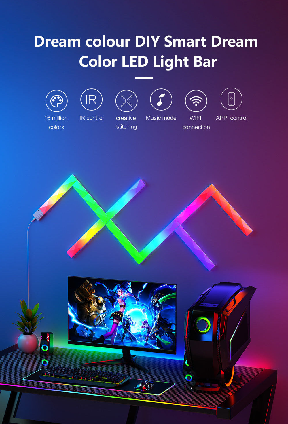 Modular Smart LED Light Bars