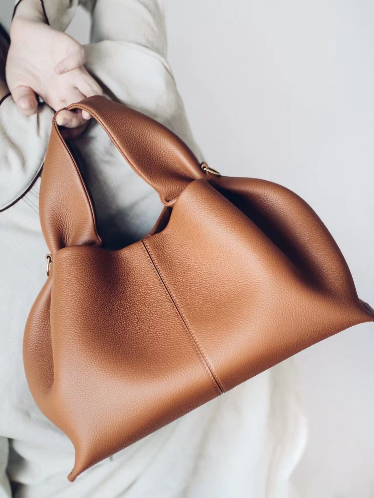 Polène Numéro Neuf Mini Handbag – Genuine Cowhide Leather