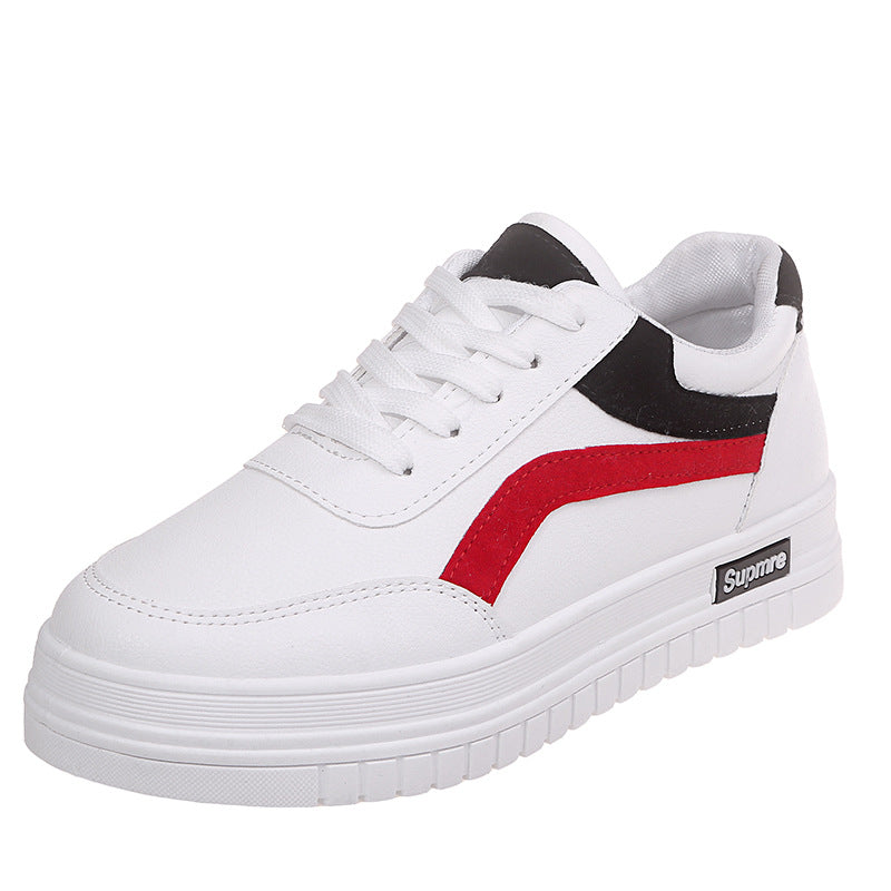 PU Leather Platform Sneakers