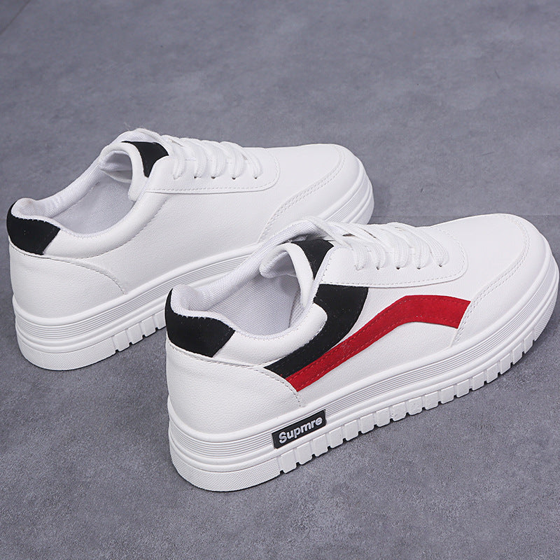PU Leather Platform Sneakers