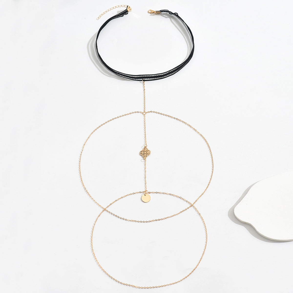 Multi-Layered  Gold-Toned Thigh Chain