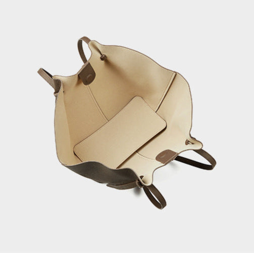 Genuine Cowhide Leather Wing Tote Bag