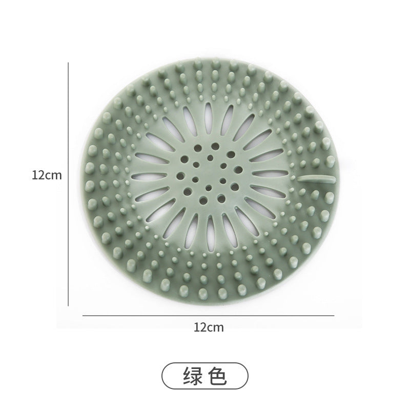 Bathroom/Kitchen Silicone Drain Cover, Hair Catcher