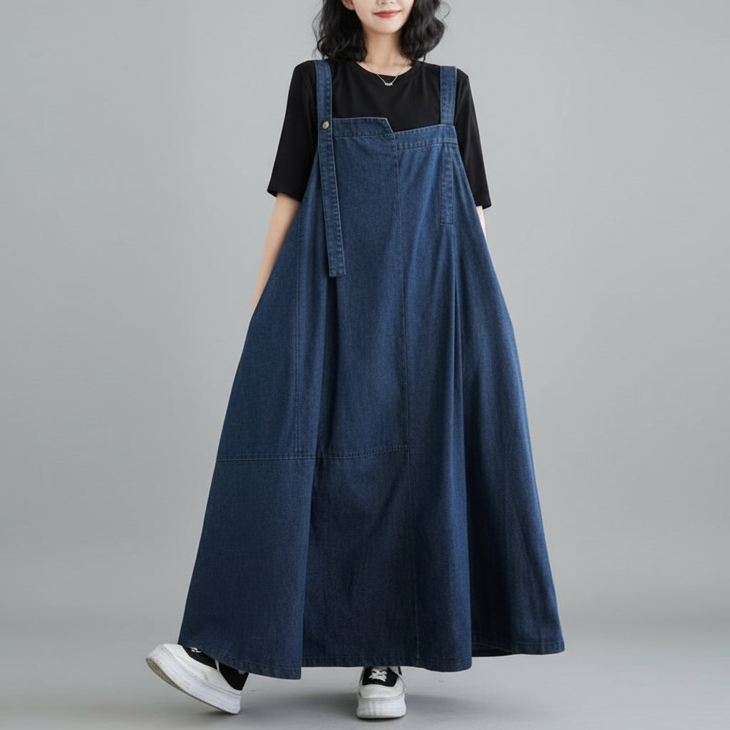 Loose Denim  Jumper Dress