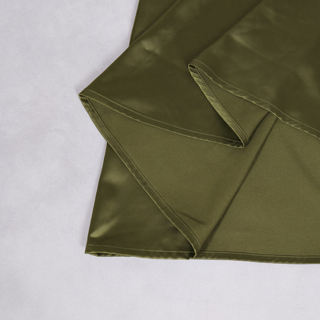 2-Piece Sparkly Tassel Top with Maxi Skirt