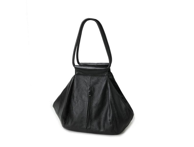 Soft Cowhide Genuine Leather Shoulder Bag