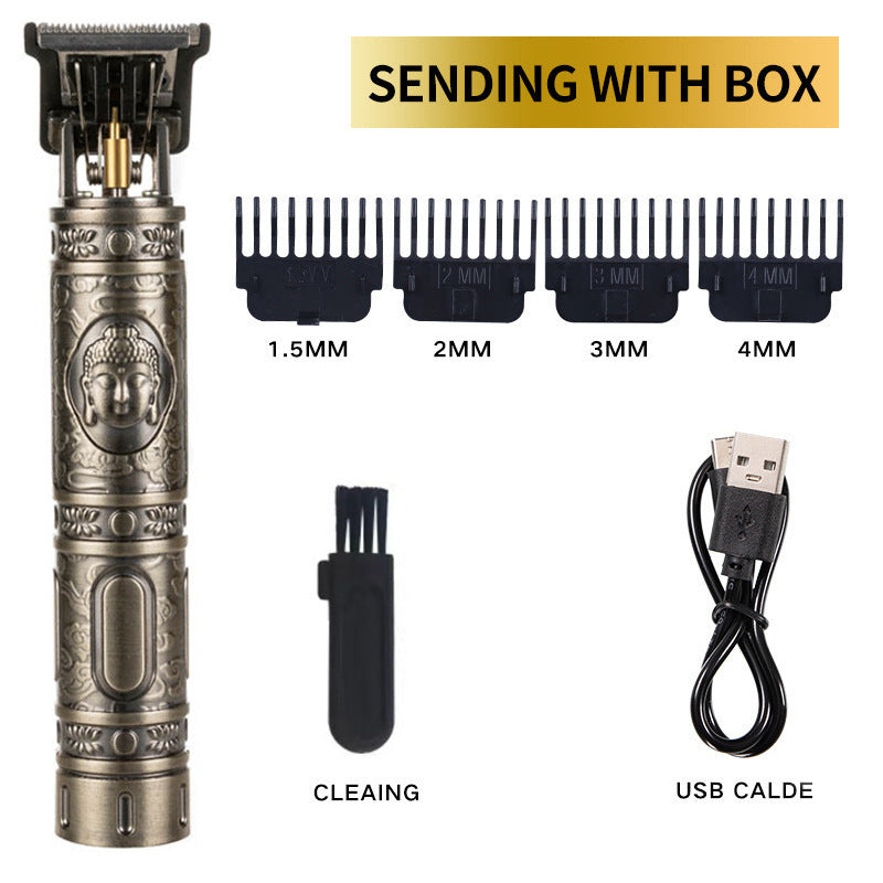 Professional Cordless Hair Clippers with LED Display