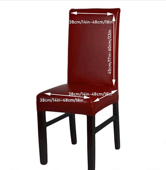 Waterproof PU Leather High Stretch Chair Cover