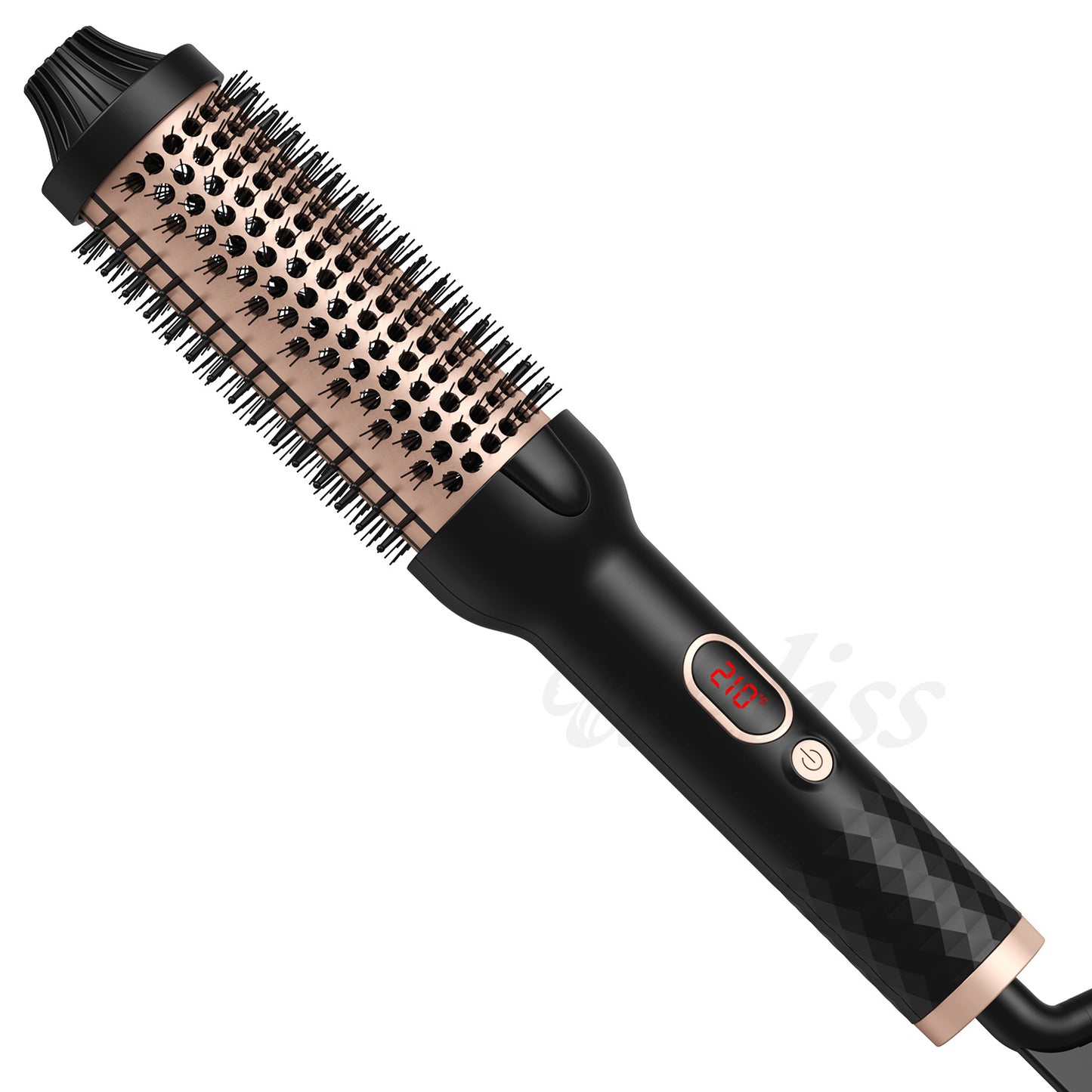 Heated Round Styling Brush, Hair Curler & Straightener