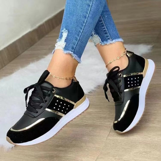 Women's PU Leather Sneakers