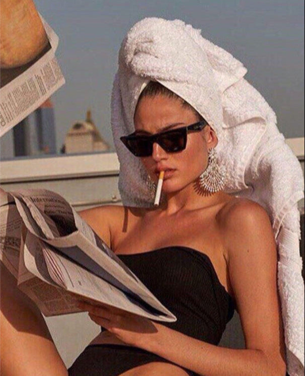 Cat-Eye Oversized Sunglasses