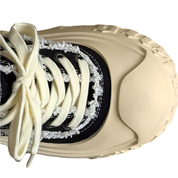 Gothic Canvas Platform Sneakers