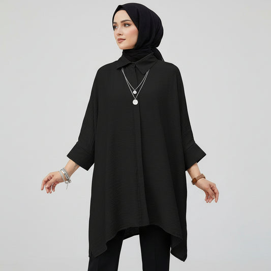 Oversized Asymmetrical Blouse