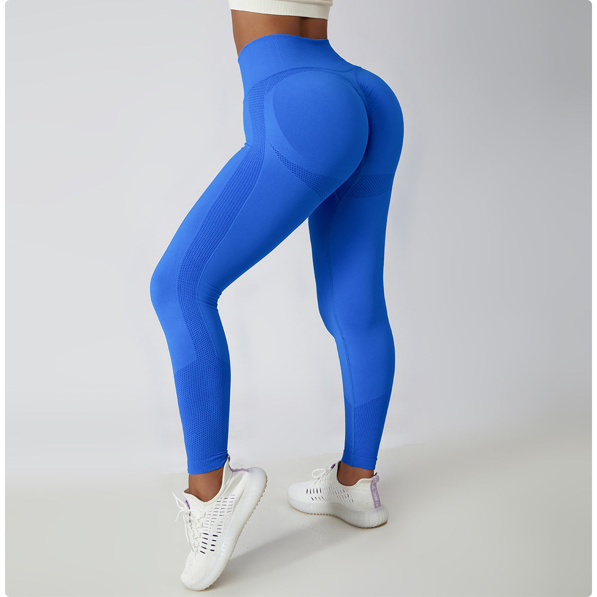 High-Waisted Seamless Fitness Leggings