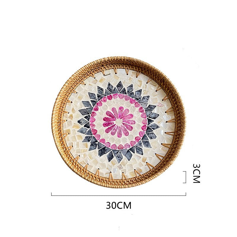 Handmade Rattan Service/Storage Tray